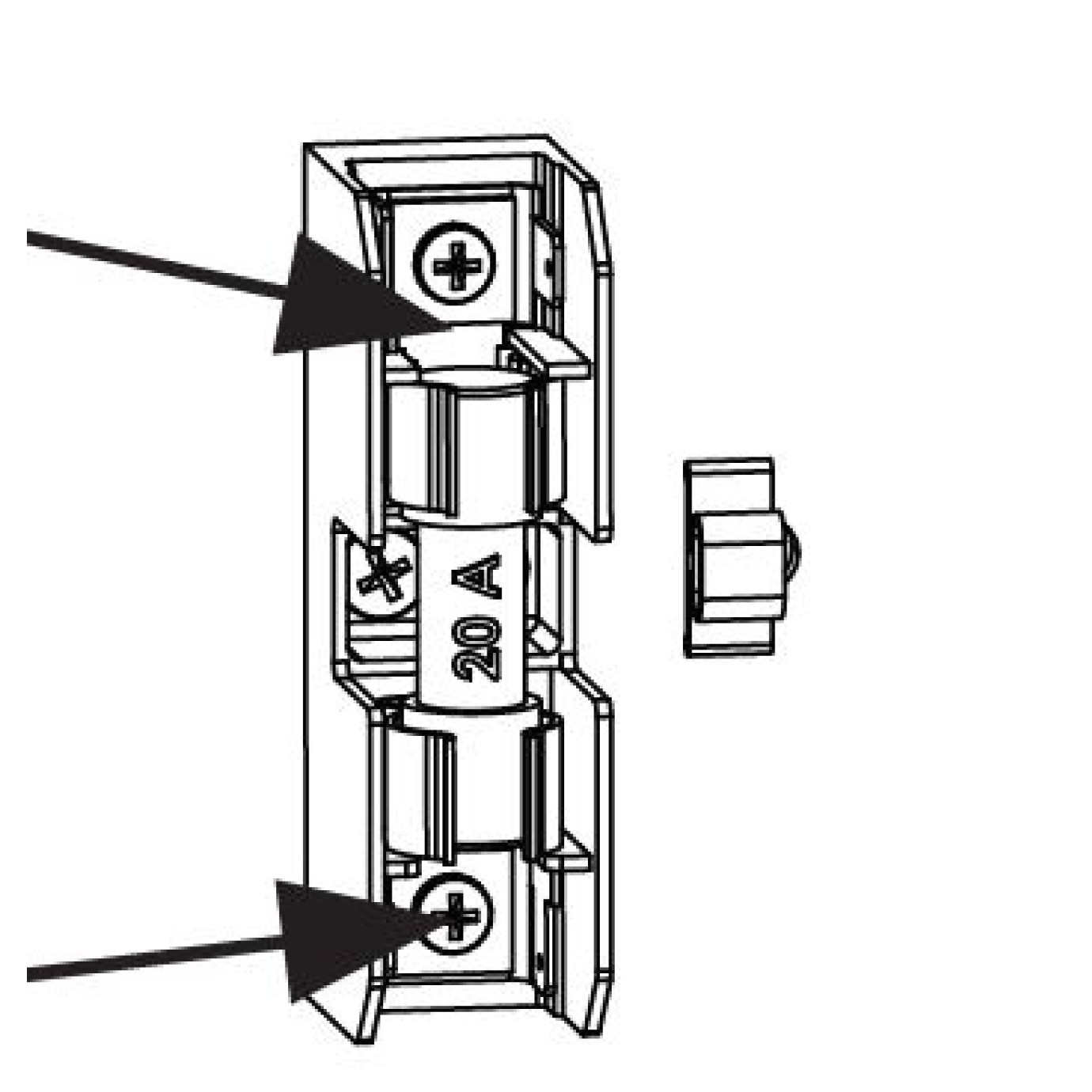 HySecurity Input Fuse AC, 250V, 20A - MX002897
