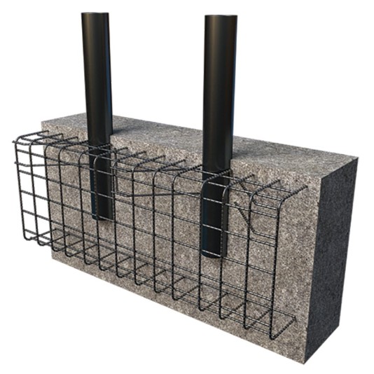 Hysecurity Deep Mounted Removable Anti-Ram Vehicle Bollard M50