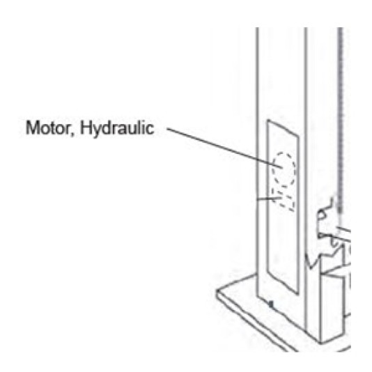 HySecurity Motor, Hydraulic, RS-10 inch, HydraLift - MX000445