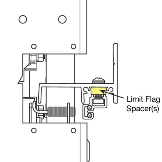 HySecurity Limit Flag Spacer (Quantity of 10) for SlideDriver II SD15, SD40, SD50F, SD80V, and SD200V - MX5572