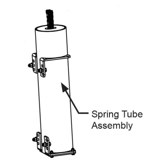 HySecurity Spring Tube Assembly Kit For WedgeSmart DC - MX3760