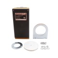 HySecurity E3K Long-Range Photoelectric Reflective Sensor with Reflector & Hood (NEMA 4, 40 ft, 24 VDC)