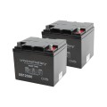 HySecurity Replacement Battery Kit (12V, 2 x 50Ah Batteries) - MX002013 (Default)
