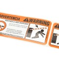 Hysecurity 8.5" x 5.5" Label for Moving Arms