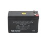 HySecurity 12VDC Ub1280 8Ah F2 Battery - MX000909