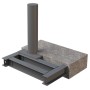 HySecurity Shallow Mounted Removable Anti-Ram Vehicle Bollard M30
