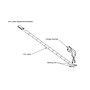 HySecurity Lower Arm Replacement Assembly For StrongArm M30/M50 (18 ft.) - MX2397-18