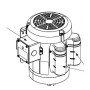 HySecurity Motor, Electric, 60Hz, 1 hp, 1 phase, 3450 RPM, 115/208-230VAC (Reconditioned) - MX001635R