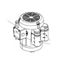 HySecurity Motor, Electric, 60Hz, 2 hp, 1 phase, 3450 RPM, 208-230VAC (Reconditioned) - MX001637R