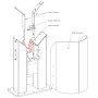 HySecurity Lower Arm Guide Catch Post For StrongArmCrash - MX002851