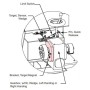 HySecurity Target Magnet Bracket For WedgeSmart DC - MX3416