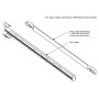 HySecurity Manual Upper Replacement Arm For StrongArm M30, 14 ft - MX3726-14