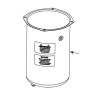 HySecurity 4 Qt. Reservoir With Hose Fitting For HydraSwing - MX3475