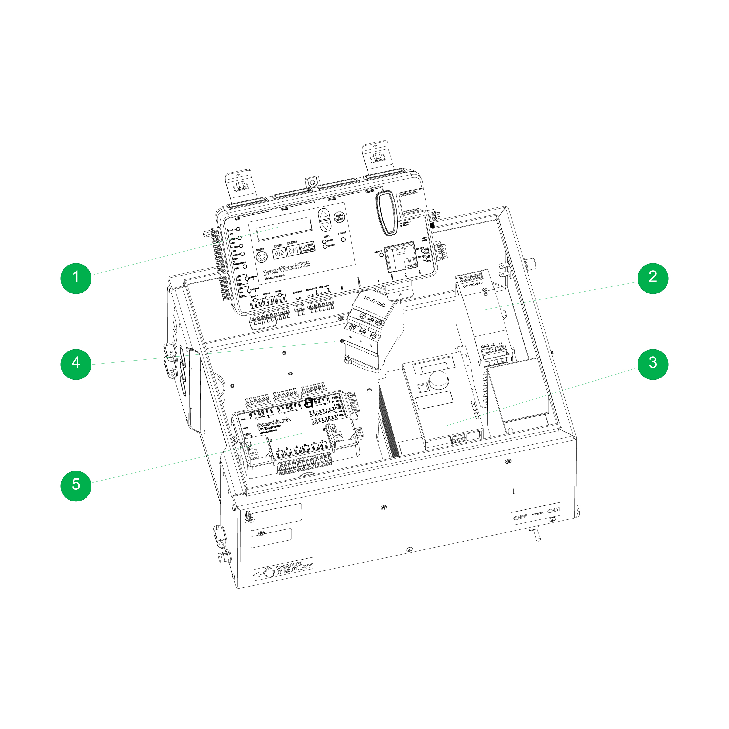SlideDriver II Electrical Components Part Finder Parts