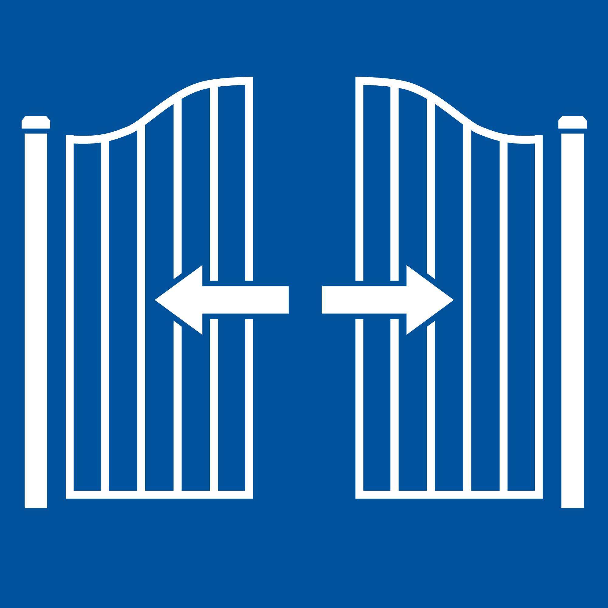 slide gate opener icon