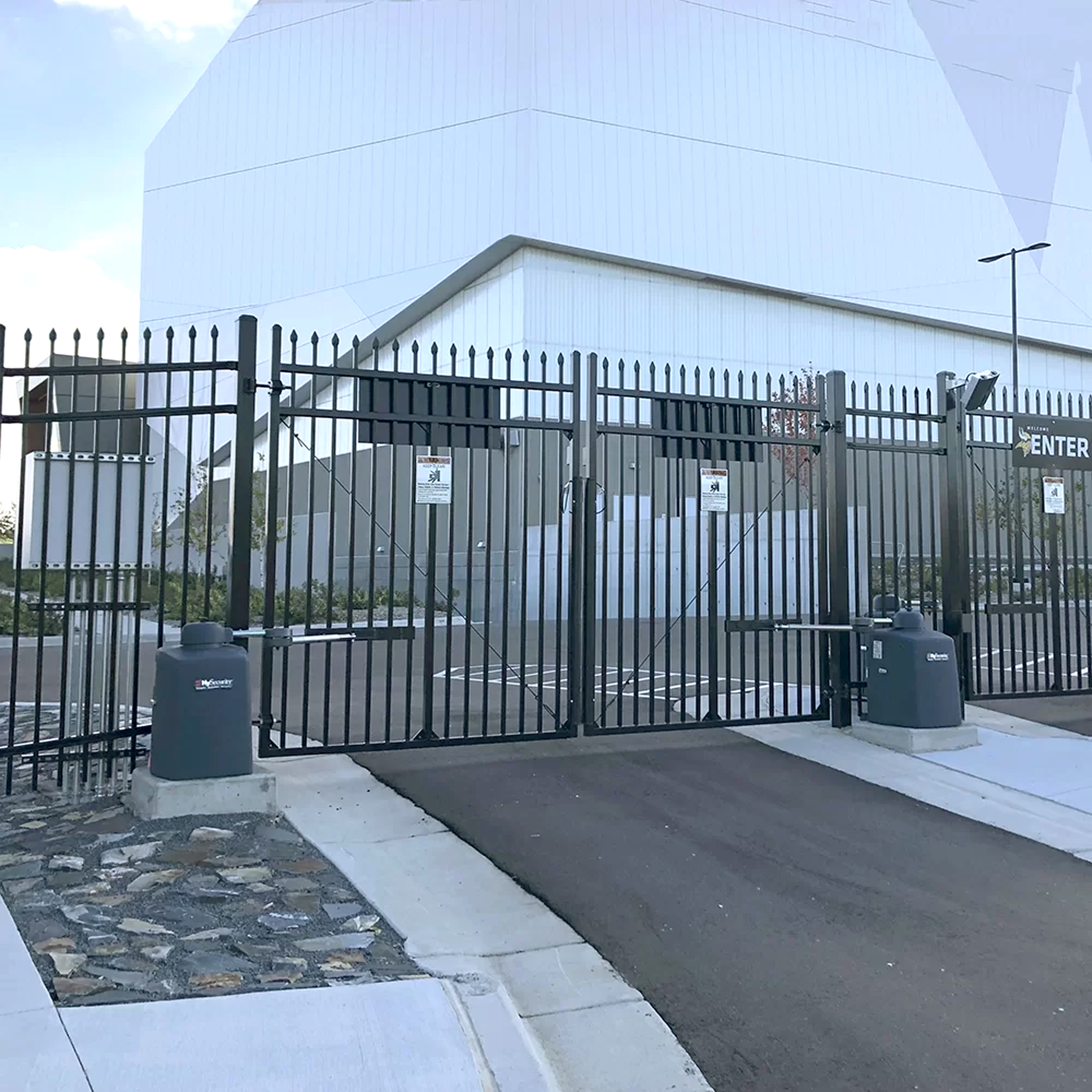 swingsmartdc commercial gate operator installation